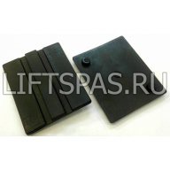 Вкладыш башмака 3-х сторонний KONE 80x65 T-16 2 PIN.