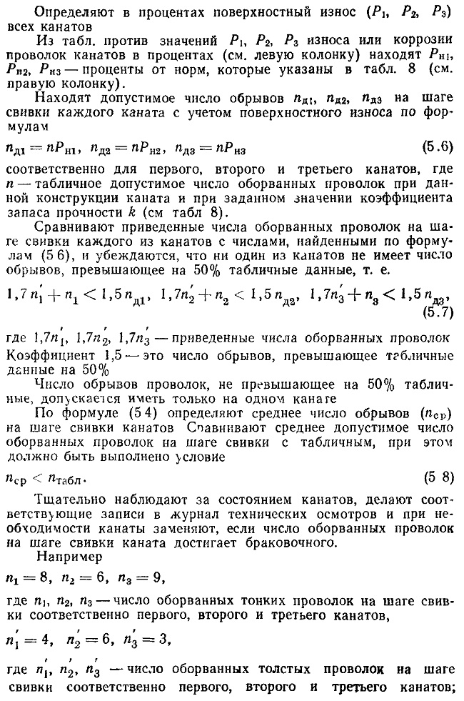 Технический осмотр лифтовых тяговых канатов
